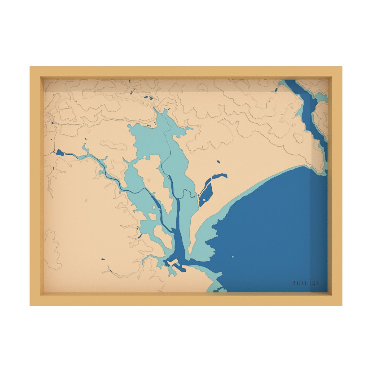 Carte de l'Anse du Pouldon