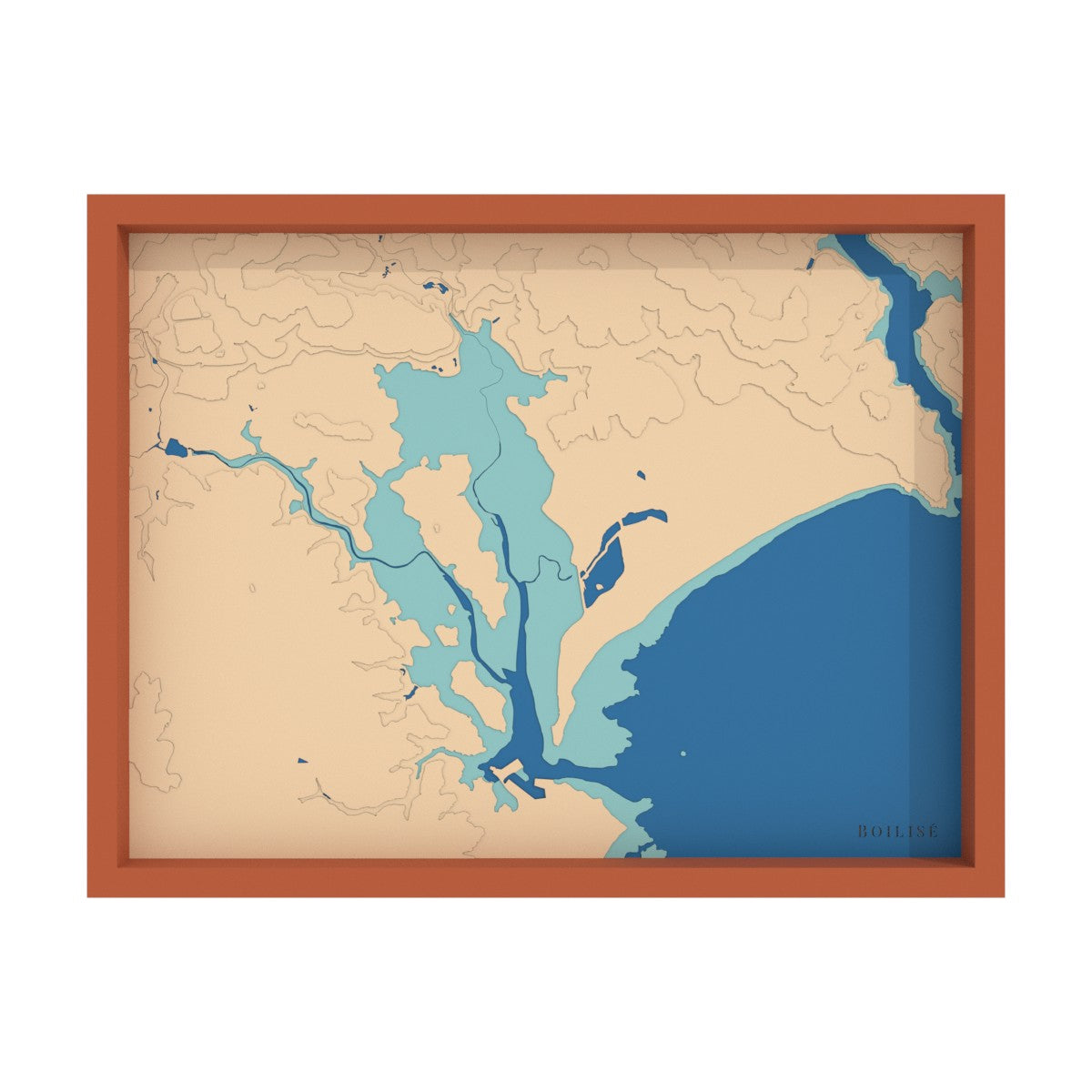 Carte de l'Anse du Pouldon