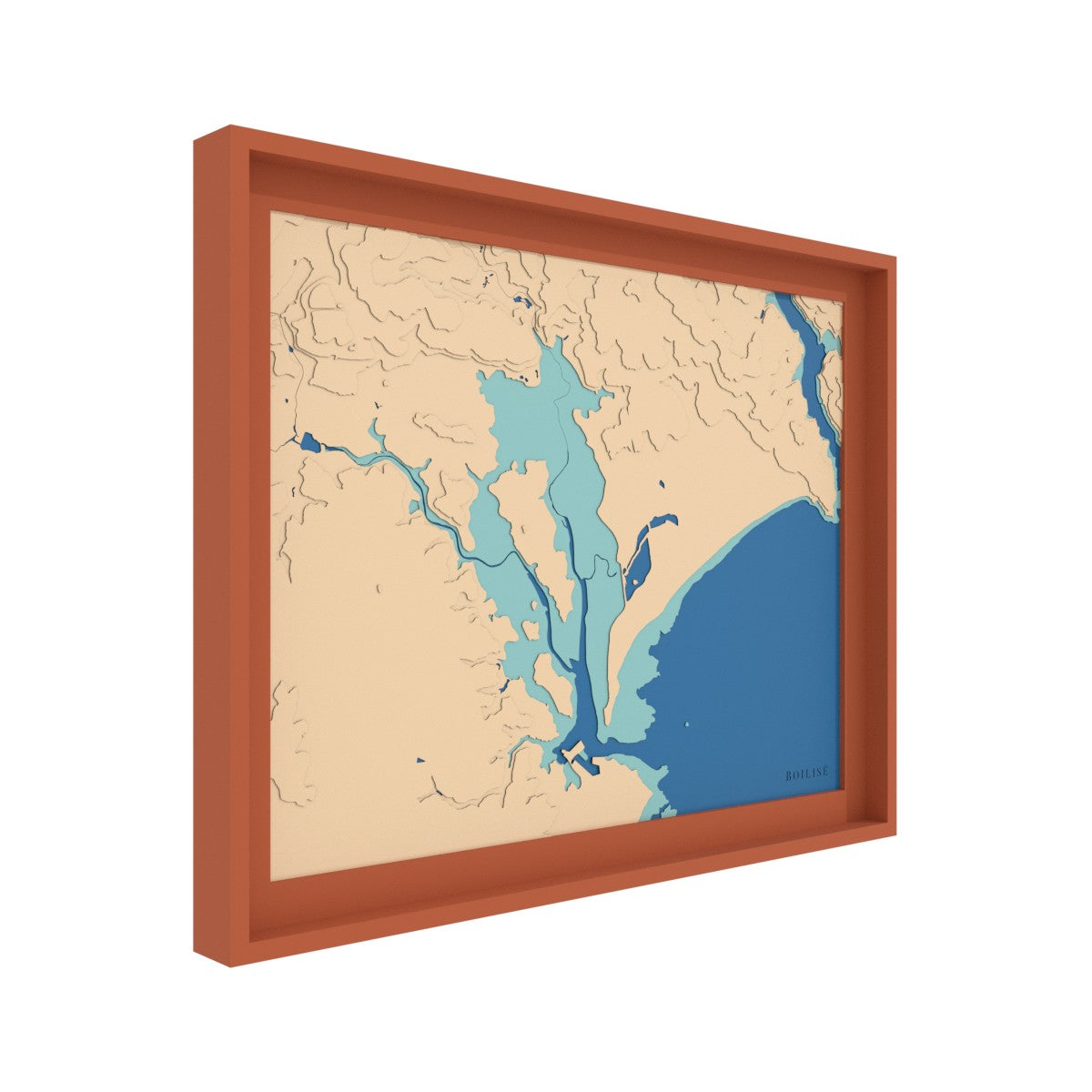 Carte de l'Anse du Pouldon