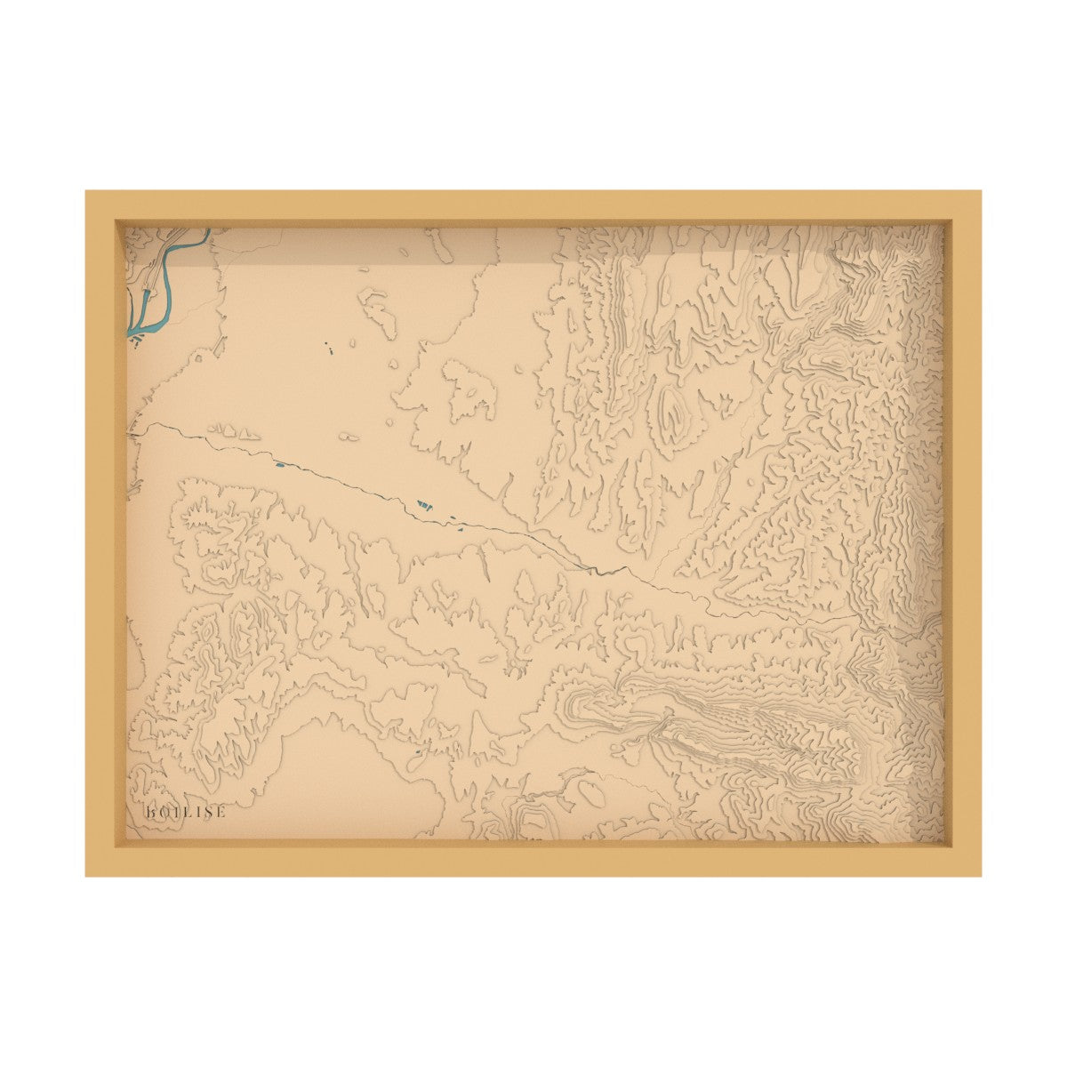 Carte de la vallée de la Drôme