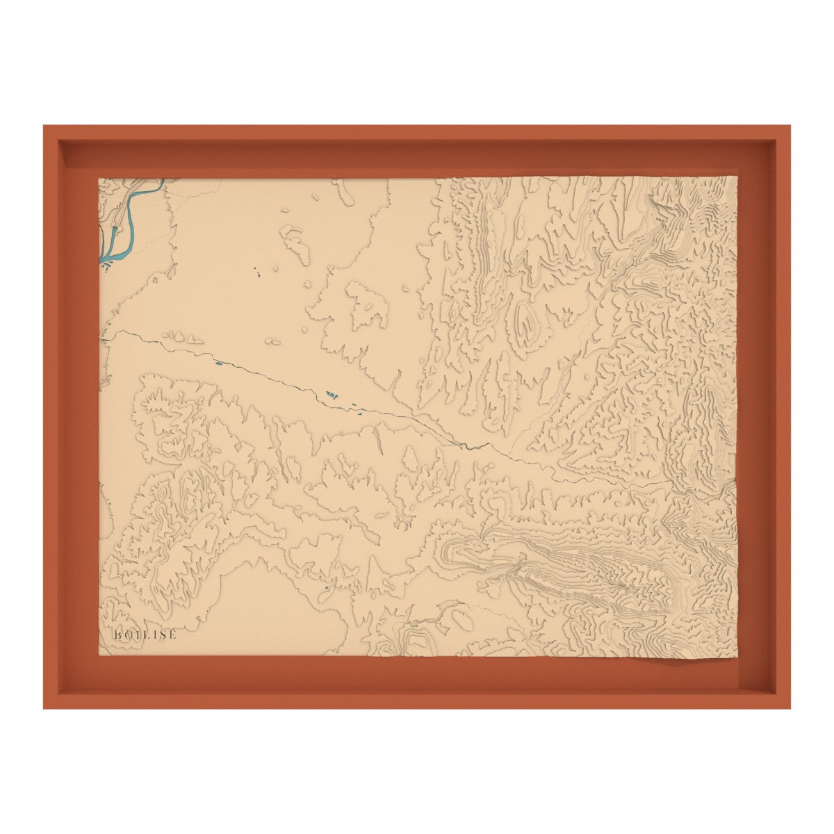 Carte de la vallée de la Drôme