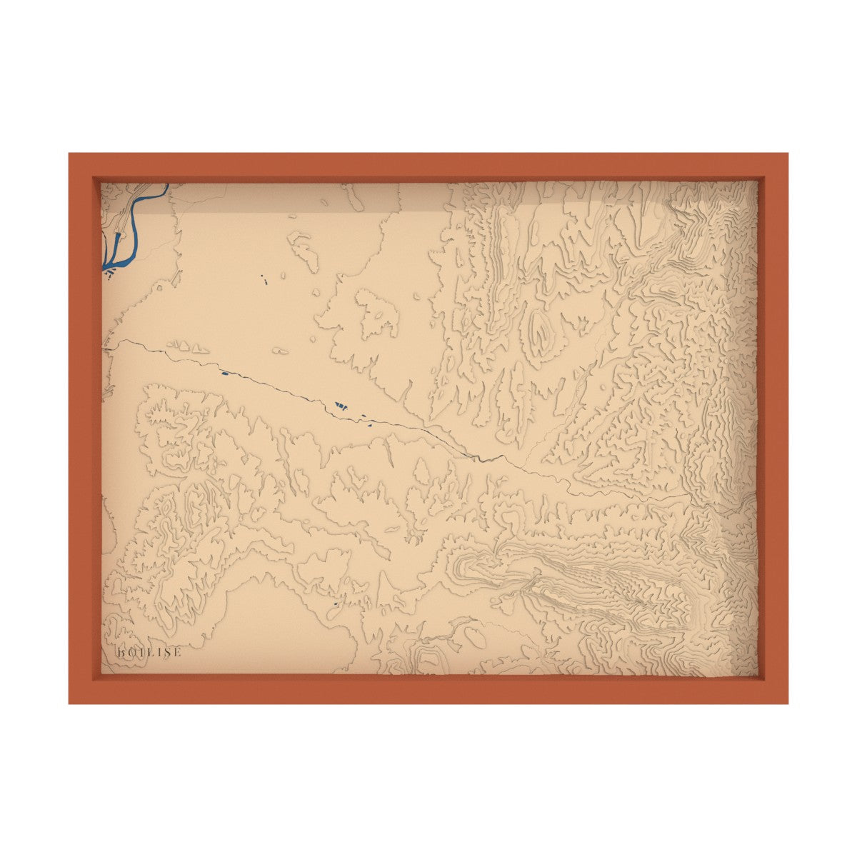 Carte de la vallée de la Drôme