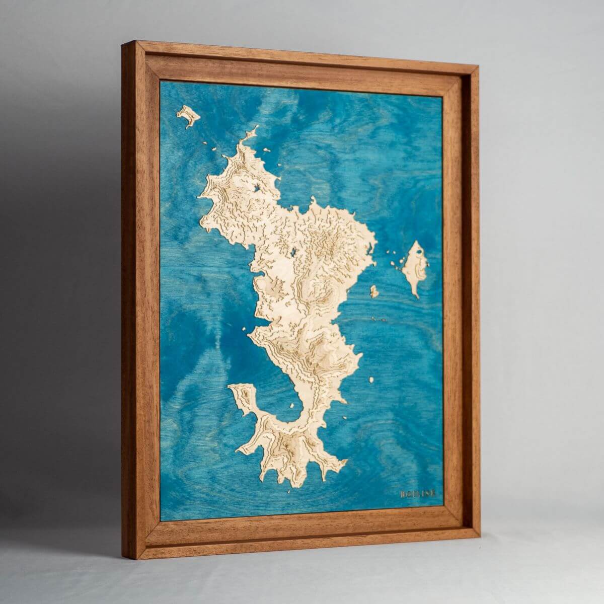 Mayotte en bois et en relief pour votre déco