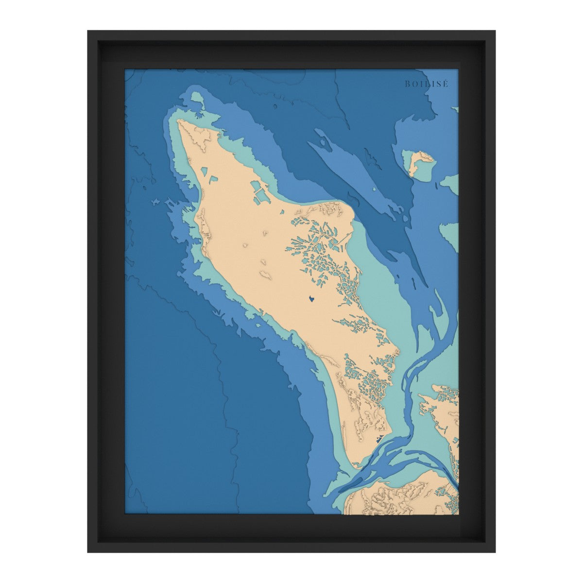 Carte de l'île d'Oléron