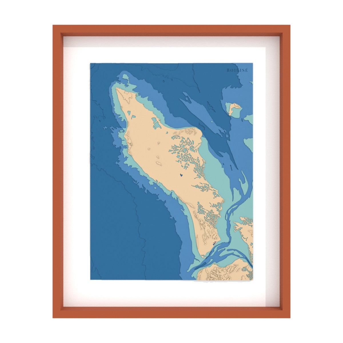 Carte de l'île d'Oléron