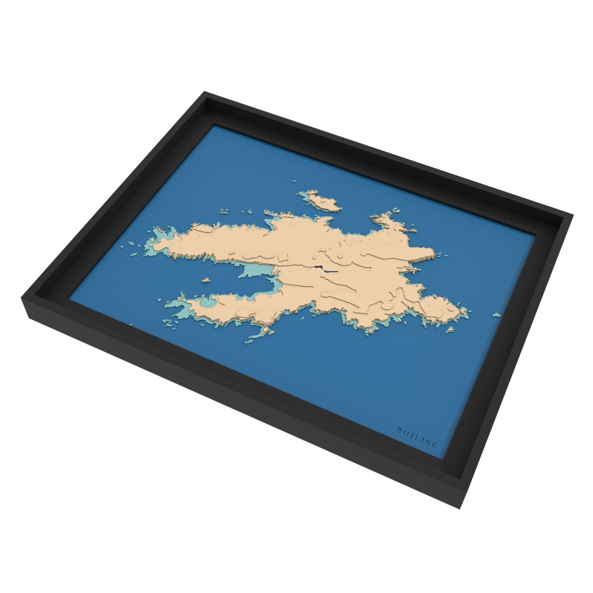 Carte de l'île d'Ouessant