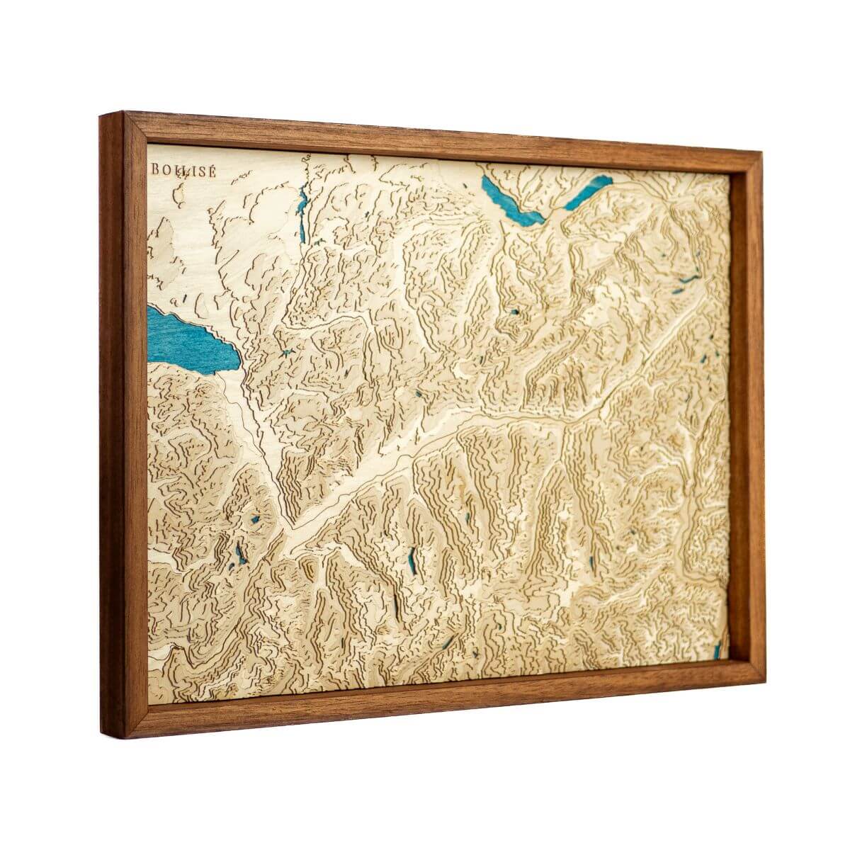 Carte de la Vallée du Rhône suisse