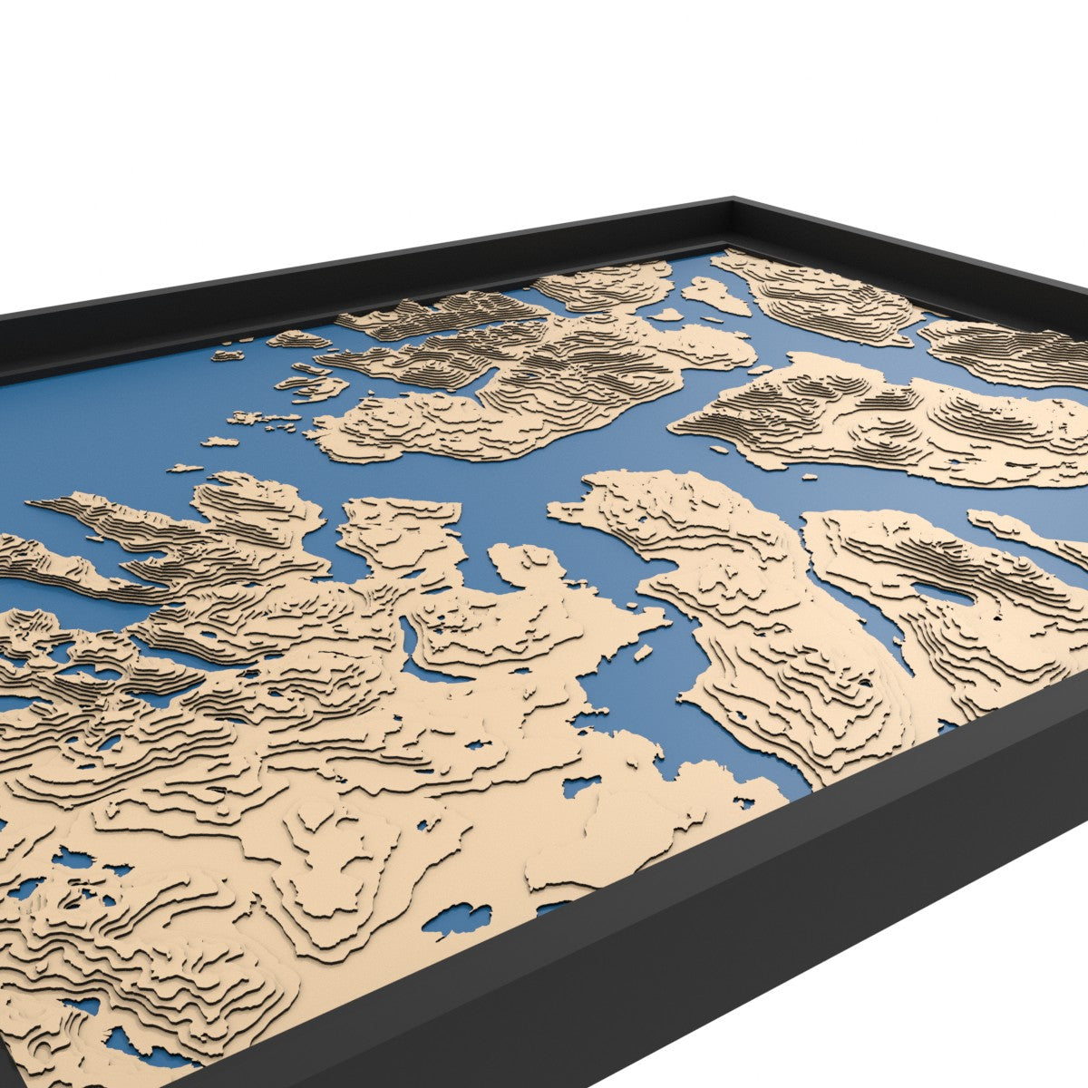 Carte du fjord de Malangen