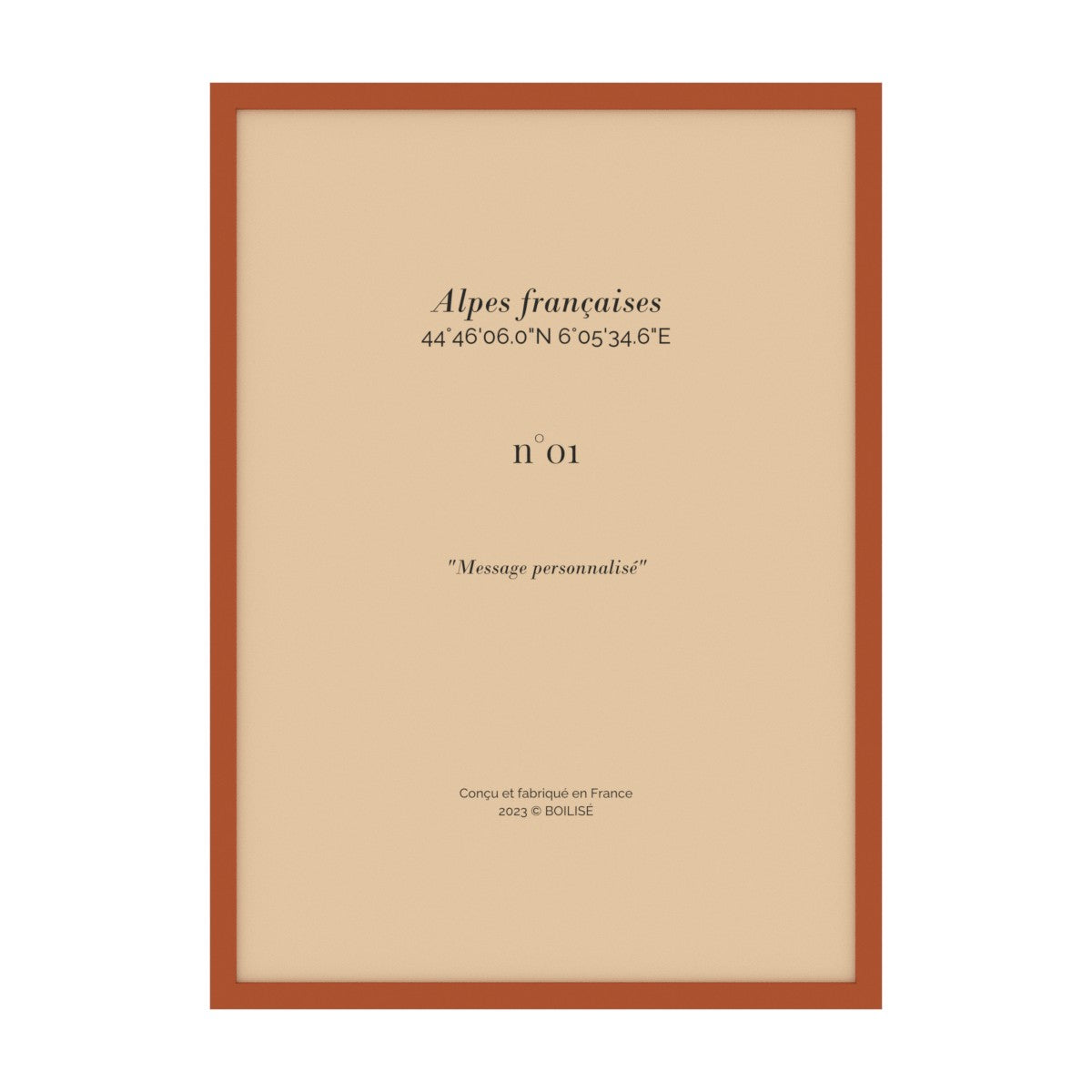 Carte des Alpes françaises