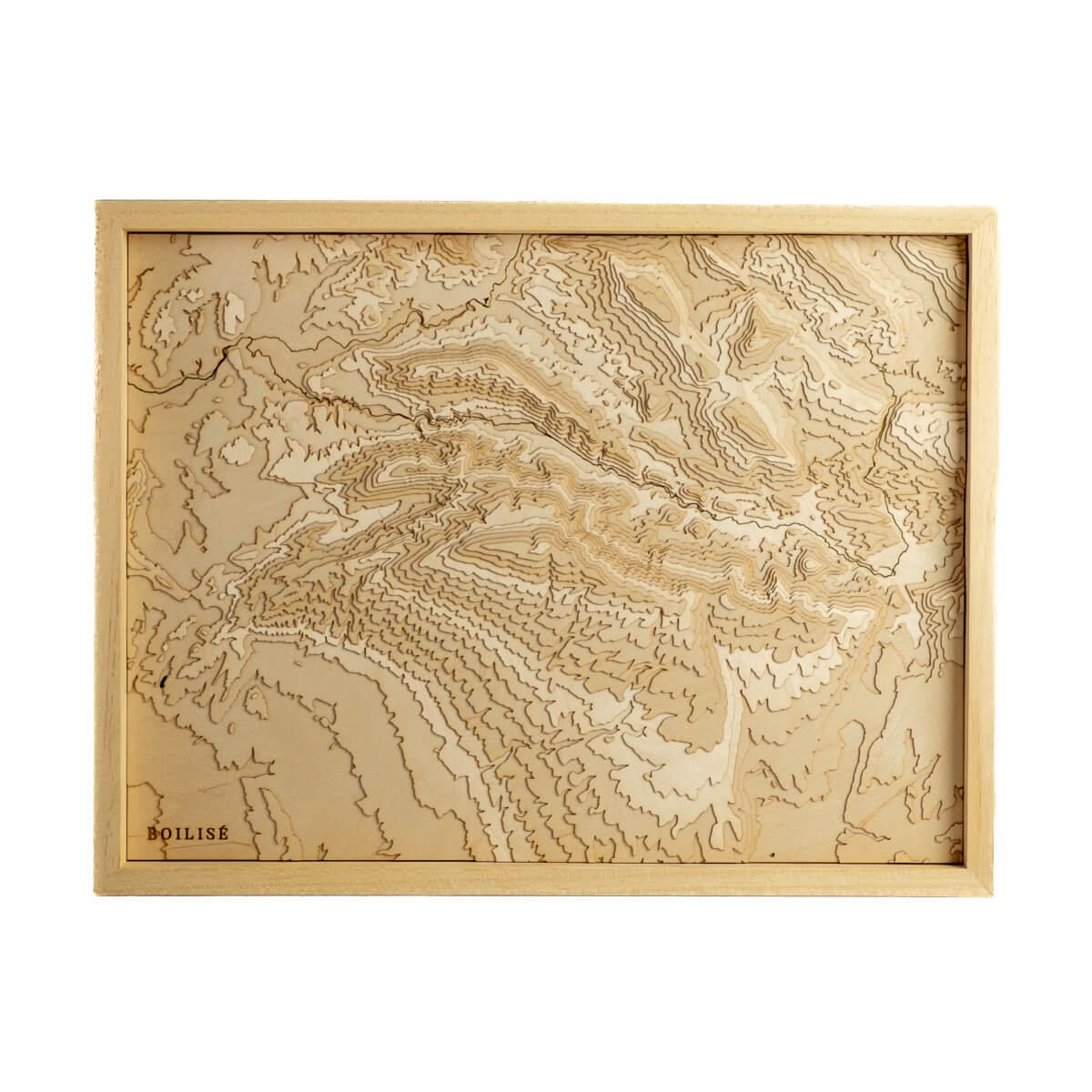 Le Ventoux représentée dans une carte au style unique