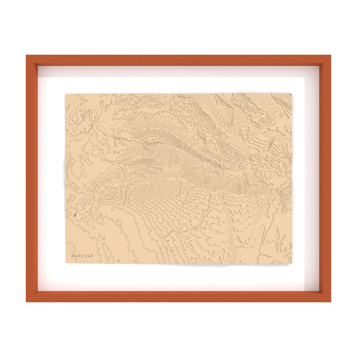 Le relief du mont Ventoux comme vous ne l'avez jamais vu : en bois et chez vous.