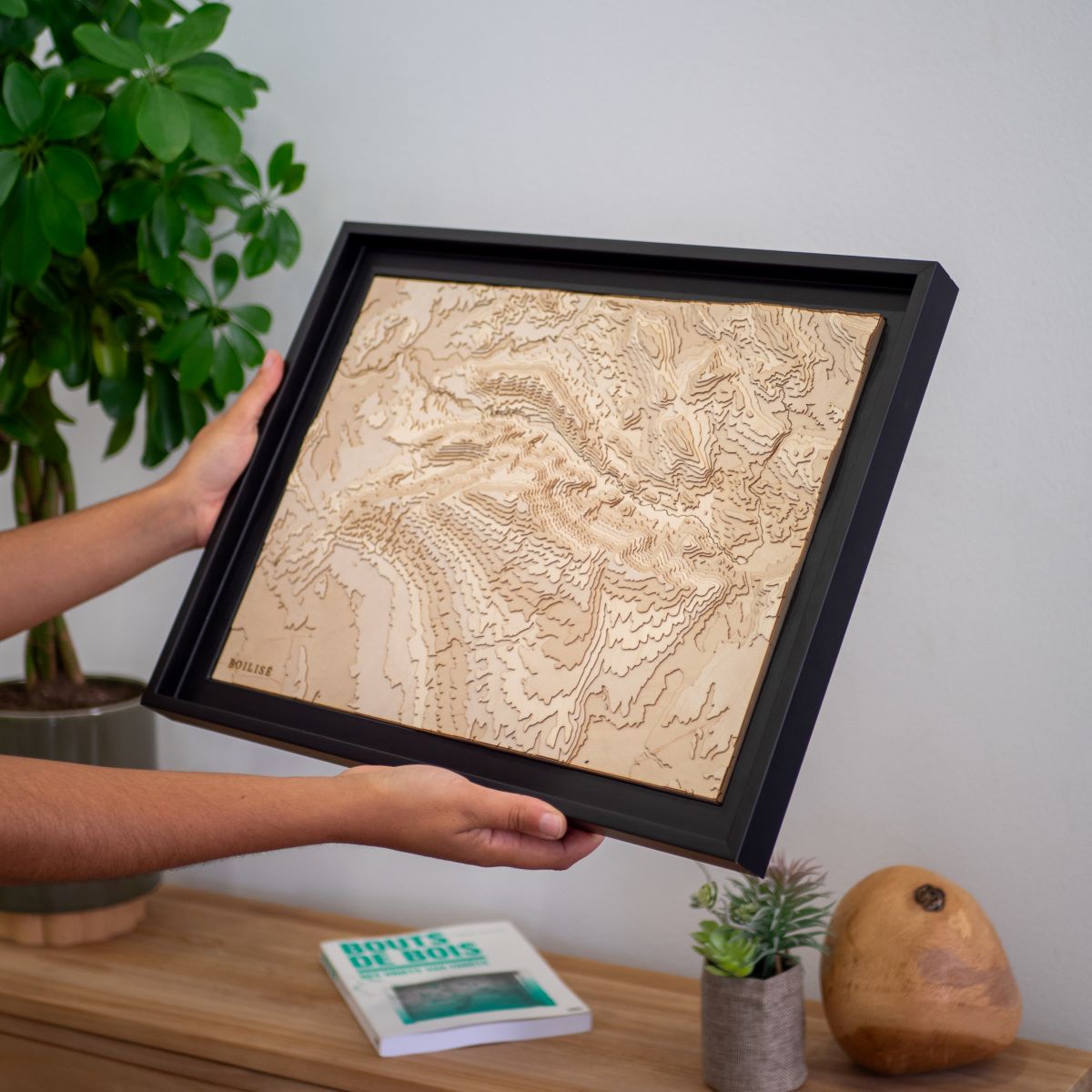 Le tableau qui fait parler dans votre déco : Le Ventoux en relief