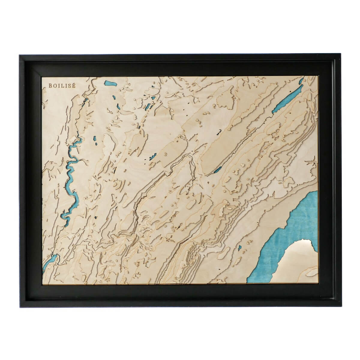 Décoration d'intérieur originale basée sur le relief du Jura