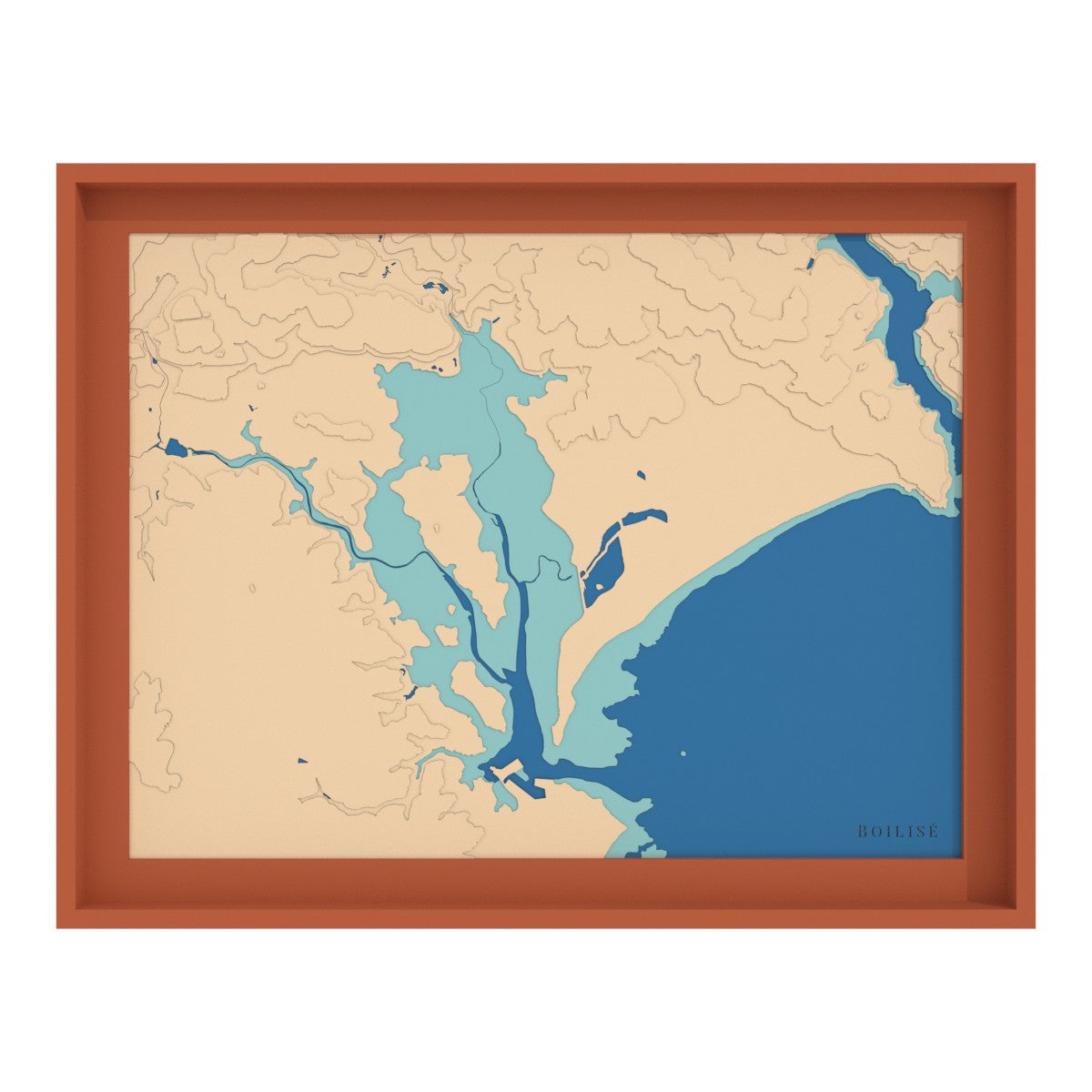 Carte de l'Anse du Pouldon