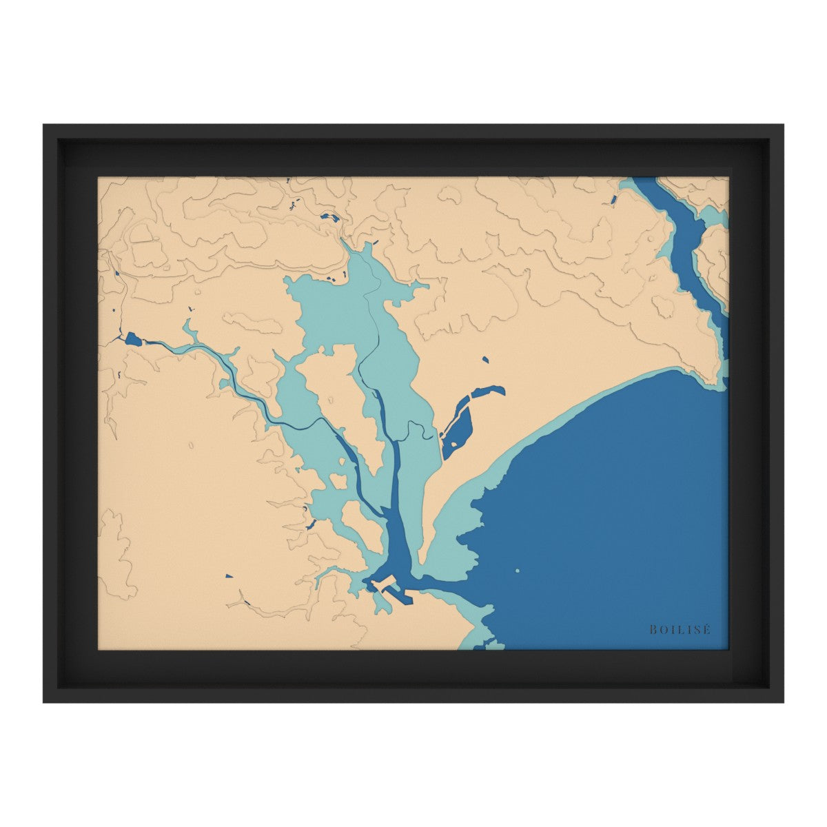 Carte de l'Anse du Pouldon