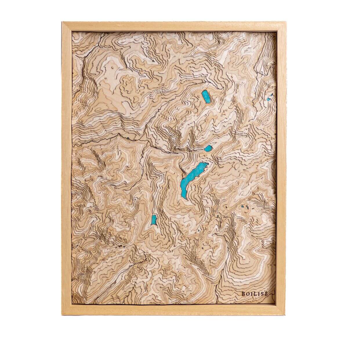 Tableau en bois personnalisé : La vallée du Beaufortain