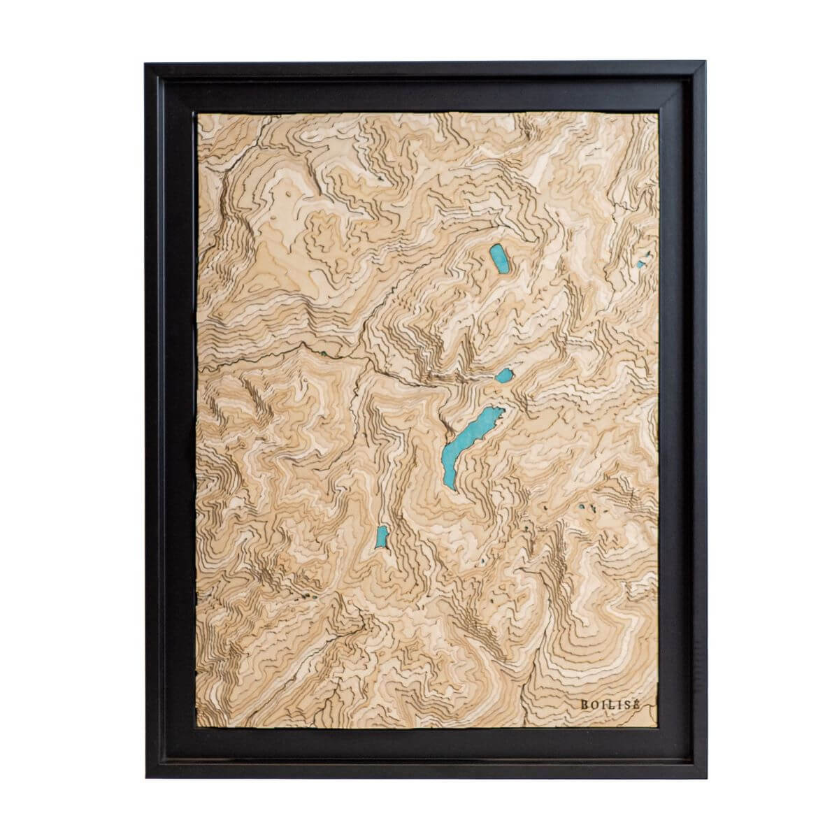 La vallée du Beaufortain dans un tableau pour une déco originale