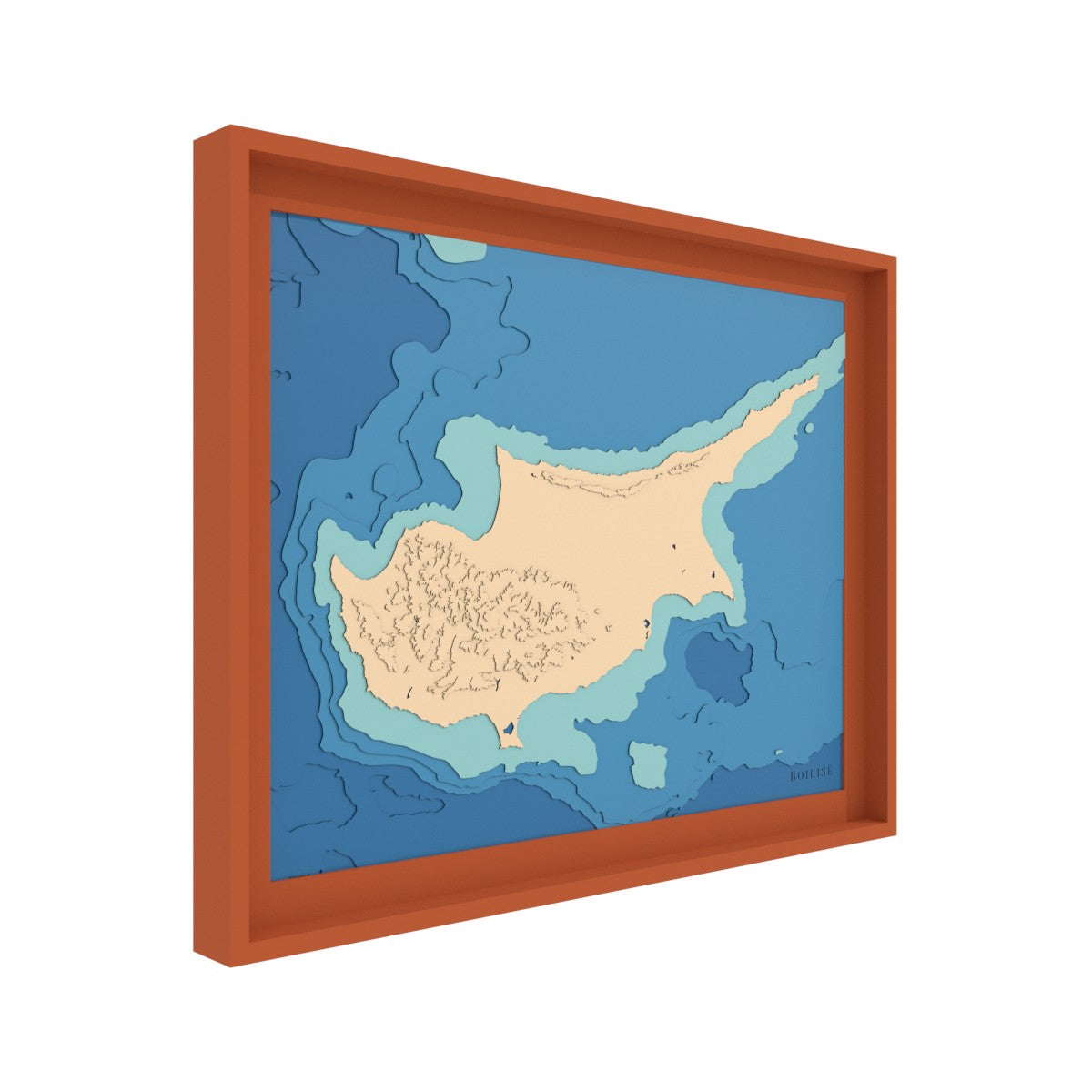 Carte de Chypre