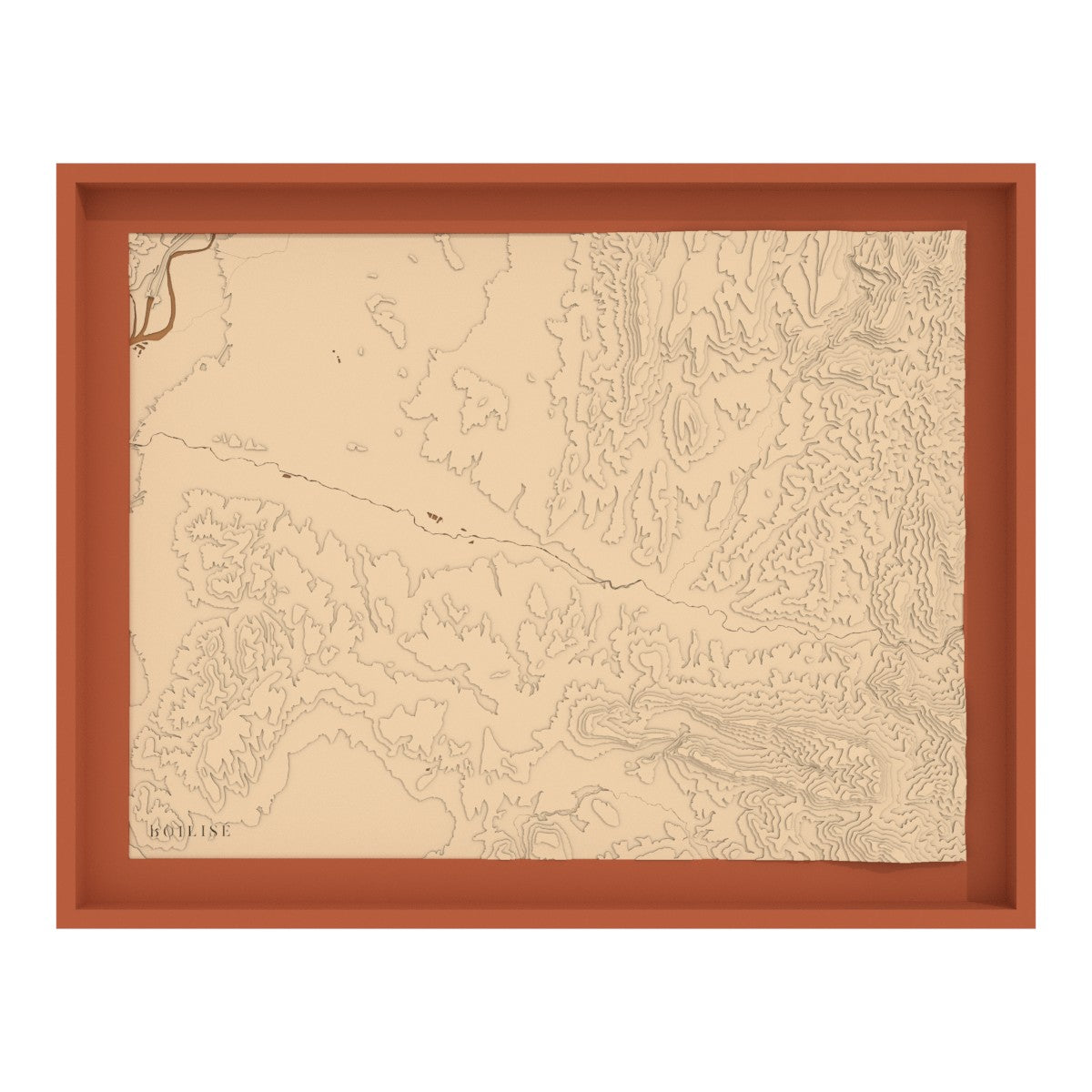 Carte de la vallée de la Drôme