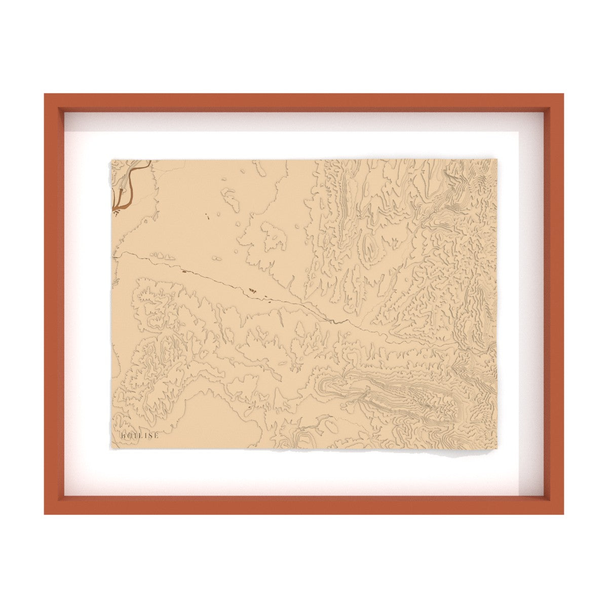 Carte de la vallée de la Drôme