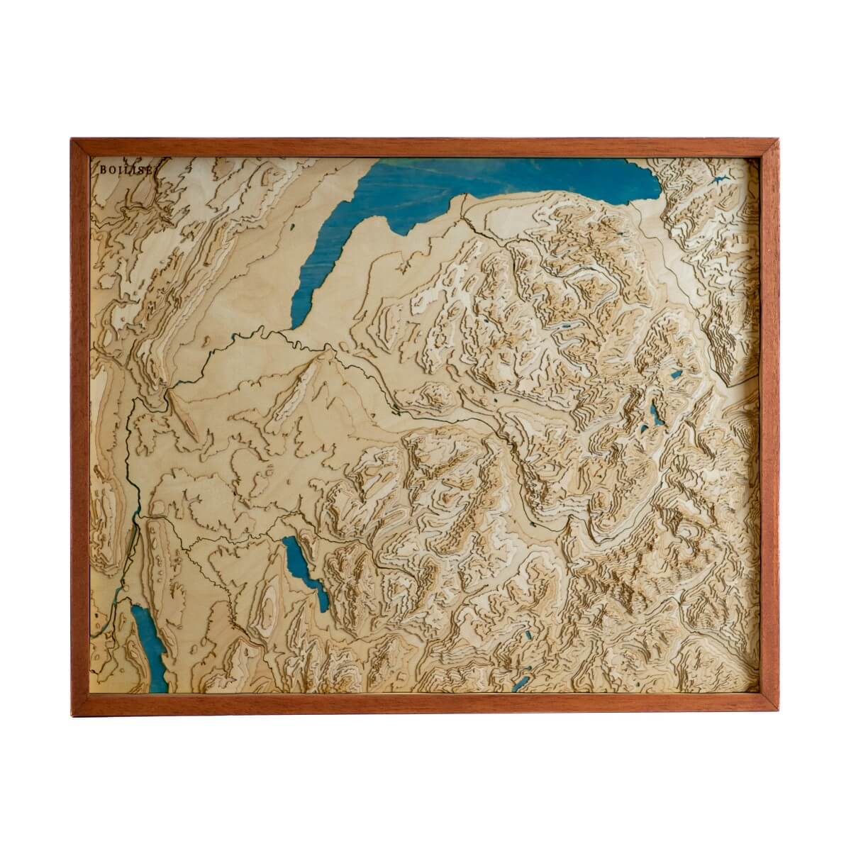 Le relief de la Haute-Savoie comme vous ne l'avez jamais vu : en bois et chez vous.