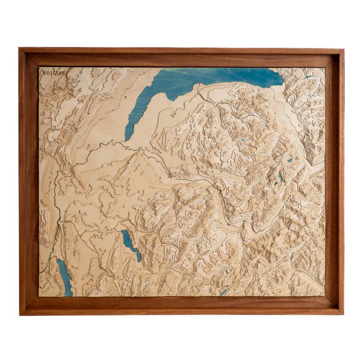 Le tableau qui fait parler dans votre déco : La Haute-Savoie en relief