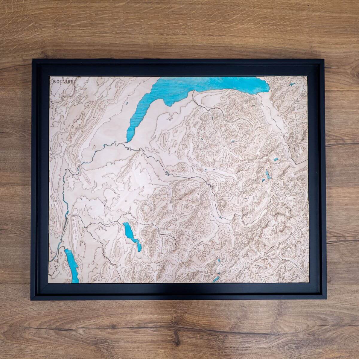 La Haute-Savoie en bois et en relief pour votre déco