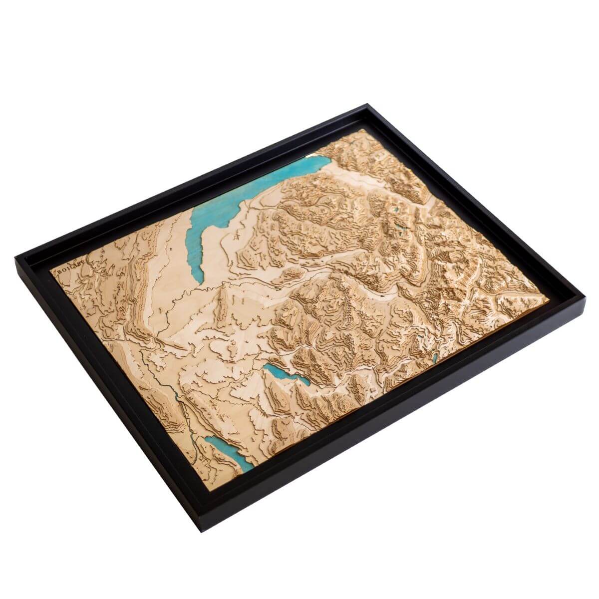 Carte originale de la Haute-Savoie : en bois et en relief