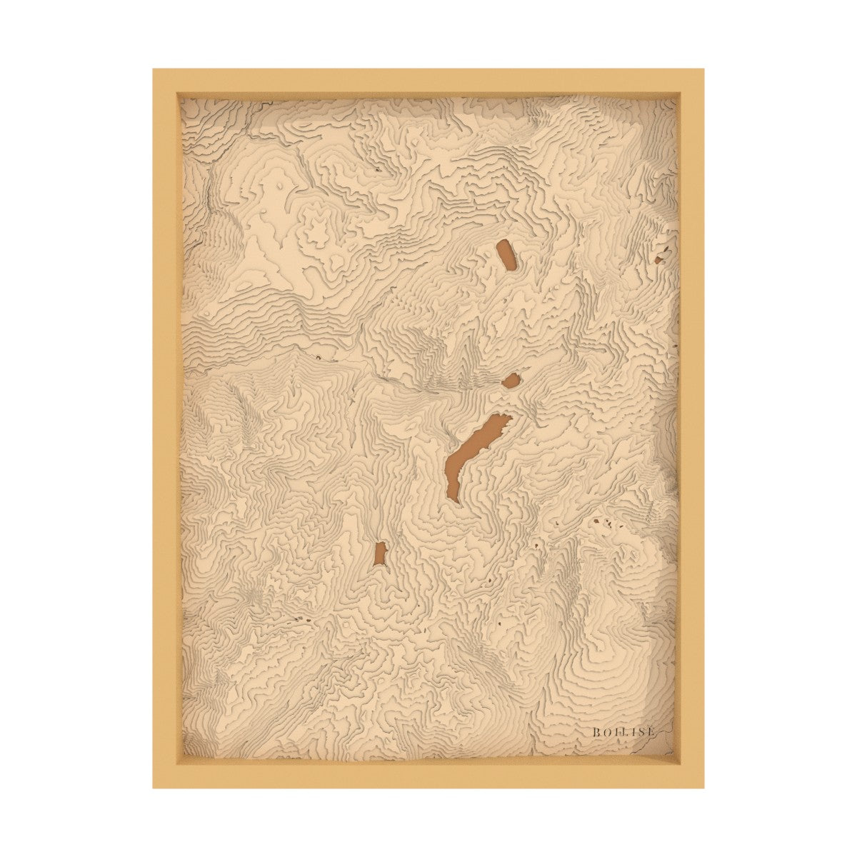 Le relief de la vallée du Beaufortain comme vous ne l'avez jamais vu : en bois et chez vous.