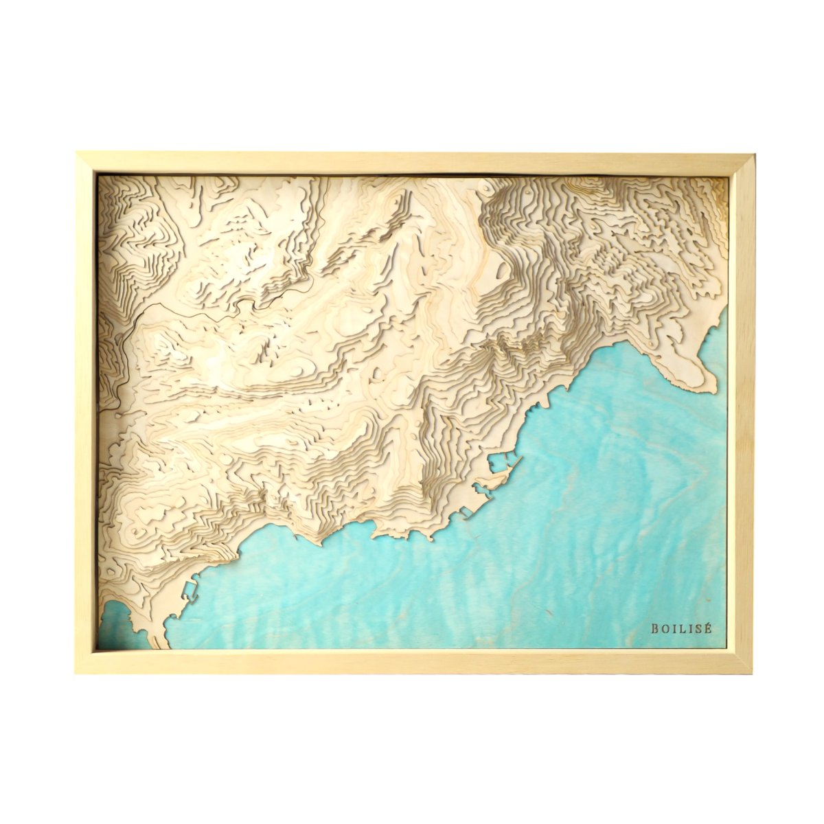 Carte de Monaco - La Turbie