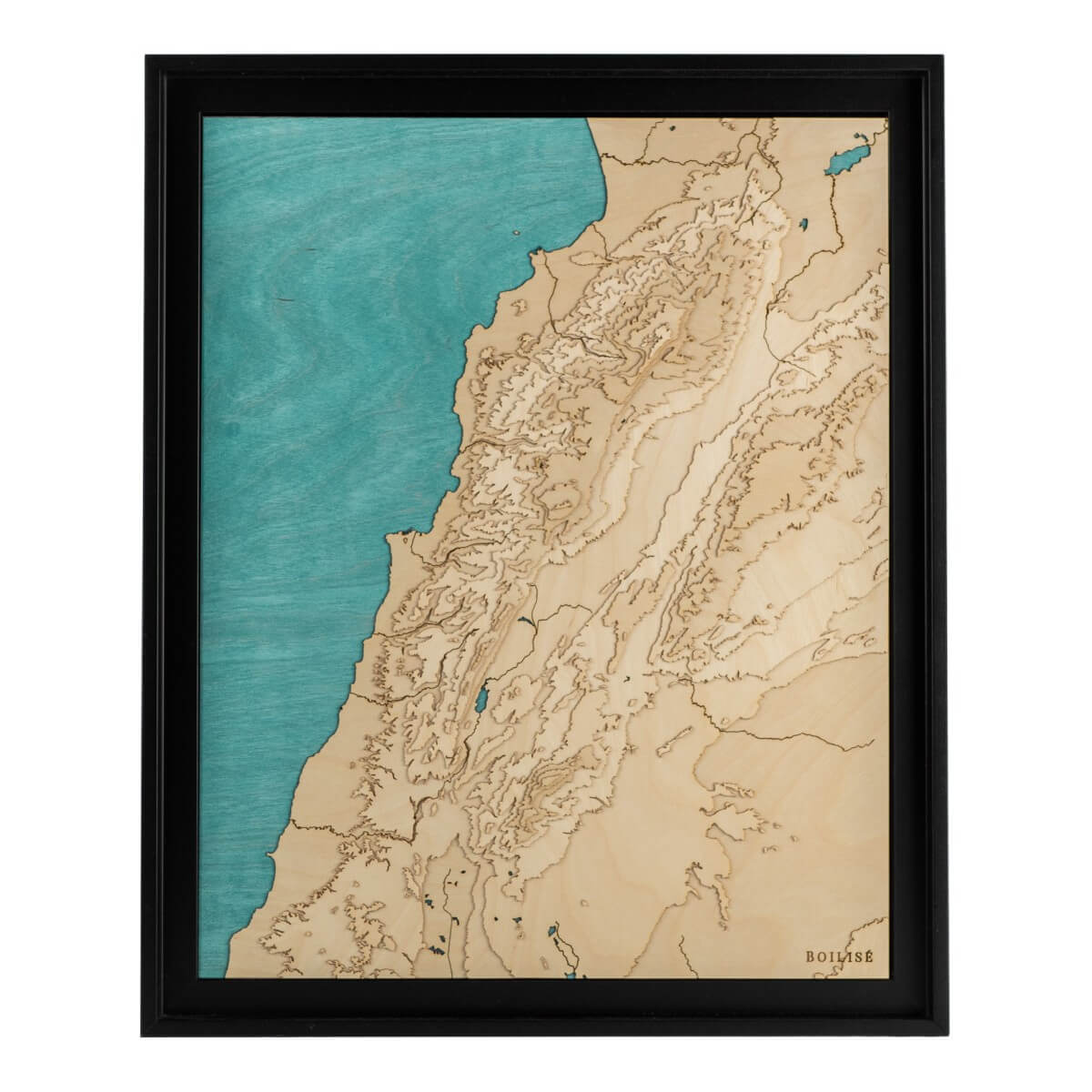 Tableau du Liban en bois