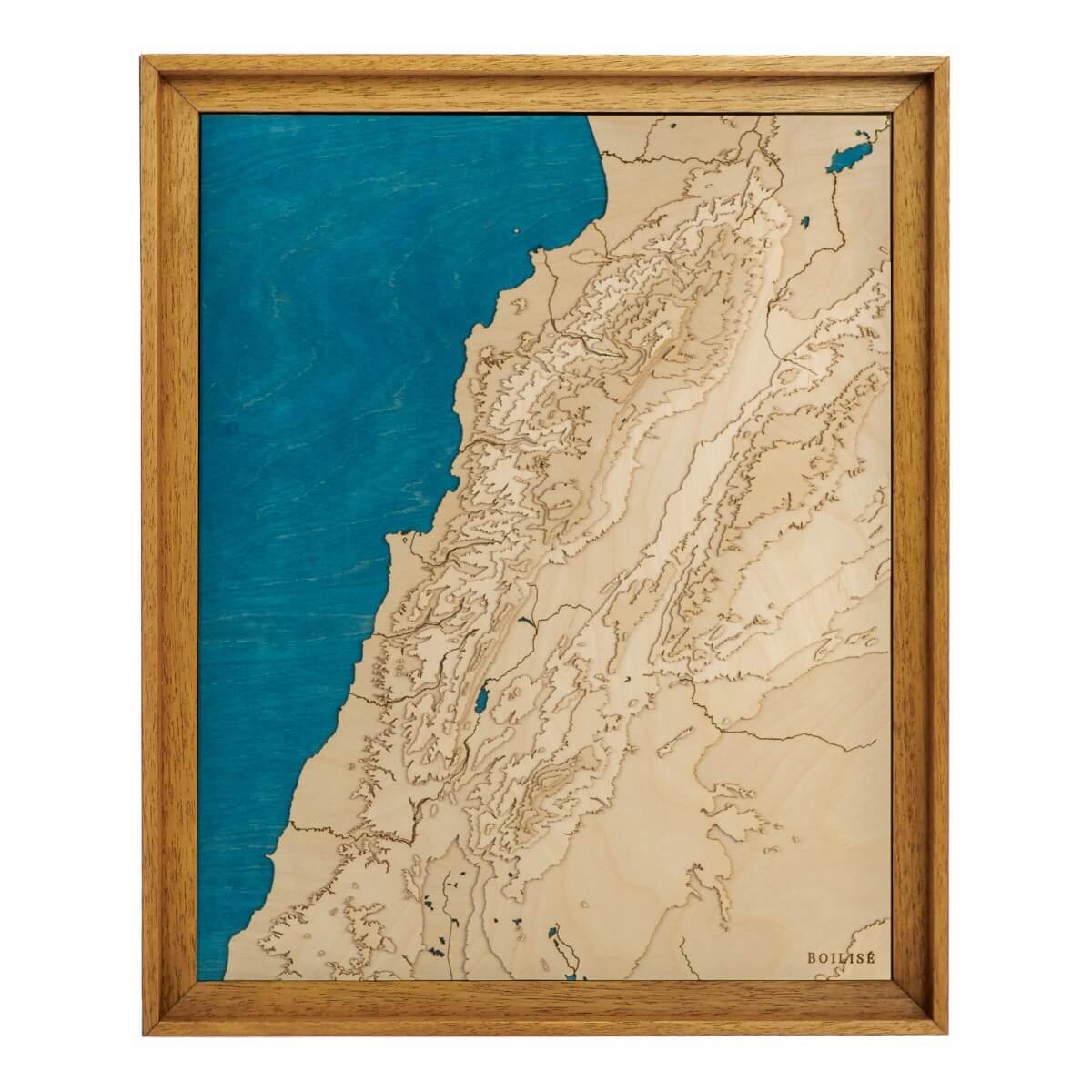 La carte du Liban, unique